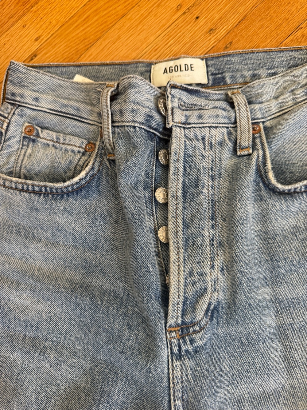 AGOLDE REN high waisted jeans - Picture 2 of 6